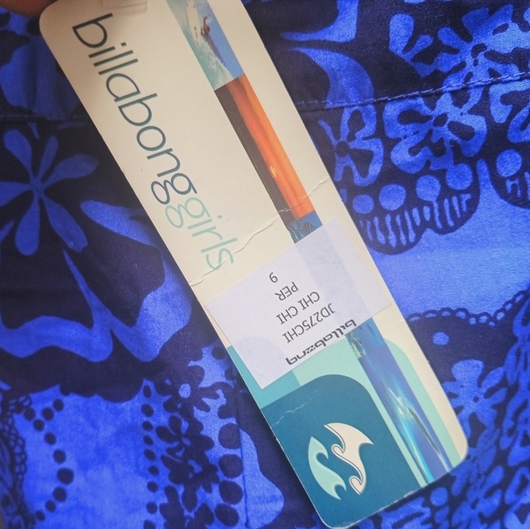 Dead Stock Billabong Made In USA Vintage Blue Dress Juniors Size 9 - Picture 5 of 5